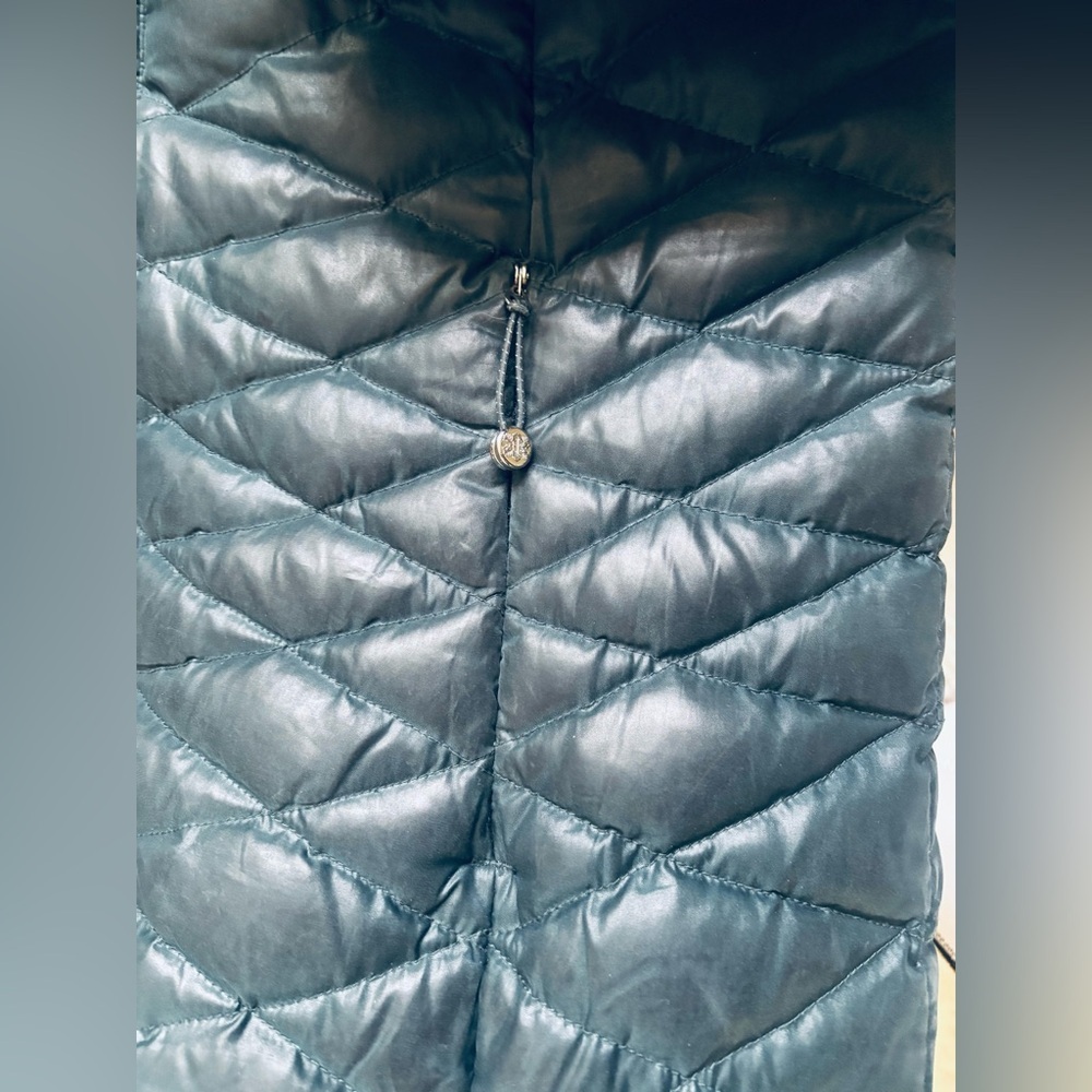 Eddie Bauer Stine Down Parka Deep Teal 550 Fill Premium Goose Down Size: Large - Picture 5 of 10